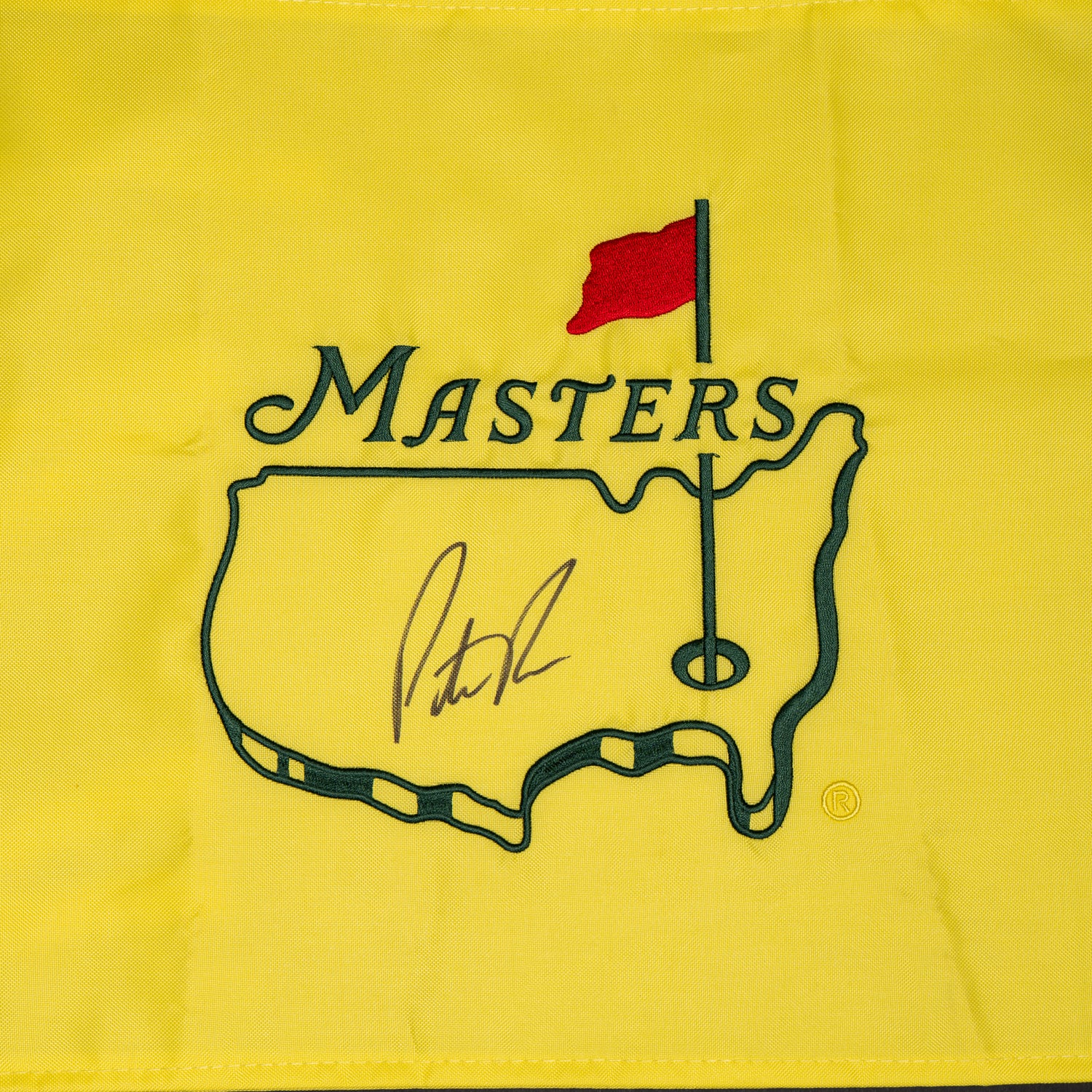 Bandera del Masters Firmada por Patrick Reed – Campeón del Masters 2018
